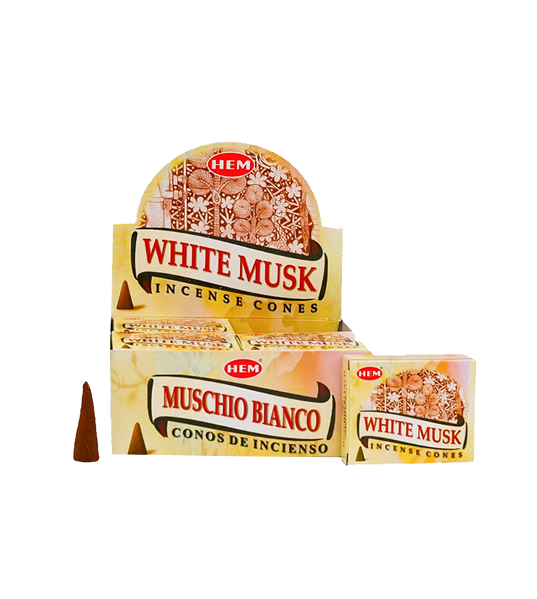 Hem White Musk Incense Cones